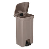 Suncast Commercial® Step-On Trash Can, 23 gal, Resin, Platinum Metallic (SUATCST23) Each