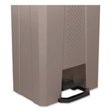 Suncast Commercial® Step-On Trash Can, 23 gal, Resin, Platinum Metallic (SUATCST23) Each