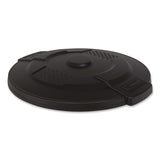 Suncast Commercial® Utility Trash Can Lid for 20 gal Trash Can, 19.74" Diameter x 2.9", Black (SUATCU20GLIDD) Each