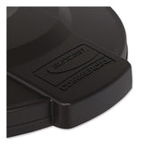 Suncast Commercial® Utility Trash Can Lid for 20 gal Trash Can, 19.74" Diameter x 2.9", Black (SUATCU20GLIDD) Each