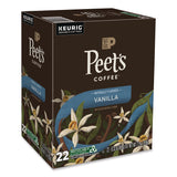 Peet's Vanilla K-Cups, 0.33 oz K-Cup, 22/Box (GMT2708) Box of 22