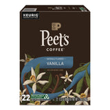 Peet's Vanilla K-Cups, 0.33 oz K-Cup, 22/Box (GMT2708) Box of 22