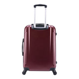 InUSA Luggage Pilot Hard Side Carry-On Suitcase, Four-Wheeled Spinner, 14.37 x 8.86 x 21.46, Wine (WLBIUPIL00SWIN) Each