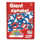 Junior Learning Inc® Rainbow Giant Alphabet, Ages 3 to 4 (JRL606) Each