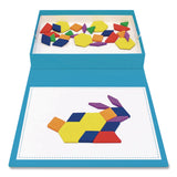Junior Learning Inc® Rainbow Pattern Blocks, Ages 3 to 4 (JRL613) Each