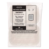 Dart® Compostable Molded Fiber Hinged Trays, ProPlanet Seal, 6.41 x 9.22 x 3, Natural, 200/Carton (DCC206FBRHT1) Case of 200