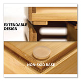 Officemate Bamboo Desktop Monitor Stand, For 16" Monitors, 17.56 x 12.44 x 2.64, Brown, Supports 20 lbs (OIC71008) Each