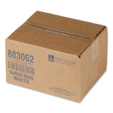 Hoffmaster® Adhesive Napkin Bands, White, 1.5", 10,000/Carton (HFM883062) Case of 4