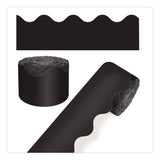 Carson-Dellosa Education Rolled Scalloped Border, 2.25" x 65 ft, Black (CDP108472) Each