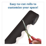Carson-Dellosa Education Rolled Scalloped Border, 2.25" x 65 ft, Black (CDP108472) Each