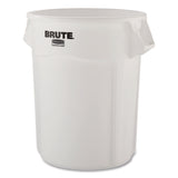 Rubbermaid® Commercial Brute Container, 44 gal, Plastic, White (RCP1779740EA) Each