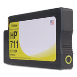 Innovera® Remanufactured Yellow Ink, Replacement for 711 (CZ132A), 29 mL (CTGWH711Y) Each