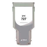 Innovera® Compatible Gray High-Yield Ink, Replacement for 727XL (F9J80A), 300 mL (CTGWH727XLGY) Each