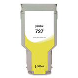 Innovera® Compatible Yellow High-Yield Ink, Replacement for 727XL (F9J78A), 300 mL (CTGWH727XLY) Each