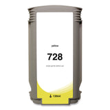 Innovera® Compatible Yellow Ink, Replacement for 728 (F9J65A), 130 mL (CTGWH728SY) Each
