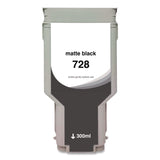 Innovera® Compatible Matte Black Ink, Replacement for 728 (F9J68A), 300 mL (CTGWH728MB) Each