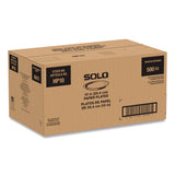 Solo Compostable Paper Dinnerware, ProPlanet Seal, Plate, 10" dia, White, 500/Carton (SCCHP10W) Case of 500