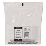 Solo Compostable Paper Dinnerware, ProPlanet Seal, Plate, 10" dia, White, 500/Carton (SCCHP10W) Case of 500
