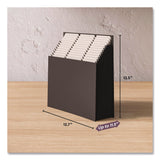 Smead Stadium File, 10.5" Expansion, 12 Sections, 1/3-Cut Tabs, Letter Size, Charcoal (SMD70227) Each