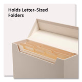 Smead Flip Top Box, Letter Files, 13 x 3.7 x 10, Beige (SMD70232) Each