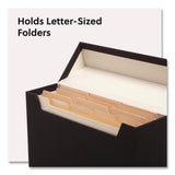 Smead Flip Top File Box, Letter Files, 13 x 3.7 x 10, Charcoal (SMD70233) Each