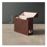 Smead Flip Top File Box, Letter Files, 13 x 3.7 x 10, Saddle (SMD70234) Each