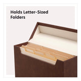 Smead Flip Top File Box, Letter Files, 13 x 3.7 x 10, Saddle (SMD70234) Each