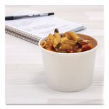 Solo Double Poly Paper Food Containers, 10 oz, 3.8 dia x 2.7" h, White, Paper,1,000/Carton (SCCVN61002050) Case of 1000