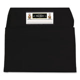 Victor® Elastic-Back Seat Sack for Chairs 12" to 17" Wide, 11 x 15.5 x 14, Fabric, Black (SSK30101) Each