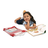 Victor® Seat Sack Read-N-Go Book Bag, 10.5 x 2 x 16, Red (SSK10080) Each