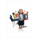 Victor® Seat Sack Read-n-Go Reading Bag, 10.5 x 2 x 16, Blue (SSK00080) Each