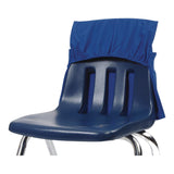 Victor® Elastic-Back Seat Sack for Chairs 12" to 17" Wide, 11 x 16 x 14, Fabric, Blue (SSK00101) Each