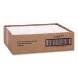 Hoffmaster® Solid Color Scalloped Edge Placemats, 9.63 x 13.5, White, 1,000/Carton (HFM310477) Case of 1000