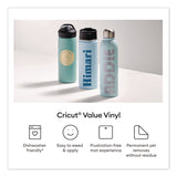 Cricut Premium Permanent Vinyl, 12 x 12, Assorted Colors, 6/Pack (CCU2005213) Pack of 6