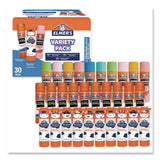 Elmer's® Glue Stick Variety Pack, 0.21 oz, Dries Clear, 30/Pack (SAN2213791) Box of 4