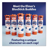 Elmer's® BlooStick Buddies and Disappearing Purple Glue Stick Combo Pack, 0.21 oz, Dries Clear, 12/Pack (SAN2213736) Pack of 12