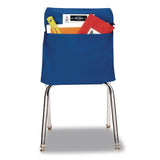 Victor® Elastic-Back Seat Sack for Chairs 12" to 17" Wide, 11 x 16 x 14, Fabric, Blue (SSK00101) Each