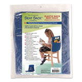 Victor® Elastic-Back Seat Sack for Chairs 12" to 17" Wide, 11 x 16 x 14, Fabric, Blue (SSK00101) Each