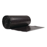 Pitt Plastics Eco Strong Can Liners, 60 gal, 1.35 mil, 38" x 58", Black, Perforated Roll, 100/Carton (PITEC385812K) Case of 100