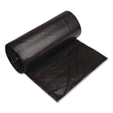 Pitt Plastics Eco Strong Can Liners, 60 gal, 1.35 mil, 38" x 58", Black, Perforated Roll, 100/Carton (PITEC385812K) Case of 100