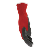 MCR™ Safety Ninja Flex Latex Coated Palm Gloves, EN388: 3131, 10" Long, Medium, Red/Gray, 12 Pairs (CRWN9680M) 1 Dozen