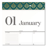 Cambridge® WorkStyle Monthly Desk Pad Calendar, 21.75 x 17, White Sheets, Teal Headband/Clear Corners, 12-Month (Jan-Dec): 2026 (AAG1606704) Each