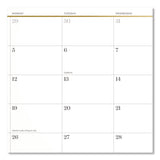 Cambridge® Workstyle Compact Deskpad, 17.75 x 11, White Sheets, Pink Headband/Clear Corners, 12-Month (Jan-Dec): 2026 (AAG1606705) Each