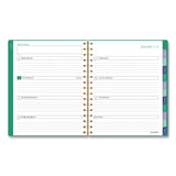 AT-A-GLANCE® Badge Geo Weekly/Monthly Planner, 8.75 x 7, Green Cover, 13-Month: Jan 2026 to Jan 2027 (AAG1753G805) Each