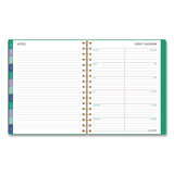 AT-A-GLANCE® Badge Geo Weekly/Monthly Planner, 8.75 x 7, Green Cover, 13-Month: Jan 2026 to Jan 2027 (AAG1753G805) Each