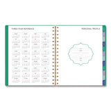 AT-A-GLANCE® Badge Geo Weekly/Monthly Planner, 8.75 x 7, Green Cover, 13-Month: Jan 2026 to Jan 2027 (AAG1753G805) Each