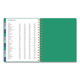 AT-A-GLANCE® Badge Geo Weekly/Monthly Planner, 8.75 x 7, Green Cover, 13-Month: Jan 2026 to Jan 2027 (AAG1753G805) Each