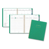 AT-A-GLANCE® Badge Geo Weekly/Monthly Planner, 11 x 8.5, Green Cover, 13-Month (Jan-Jan): 2026 (AAG1753G905) Each