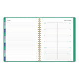 AT-A-GLANCE® Badge Geo Weekly/Monthly Planner, 11 x 8.5, Green Cover, 13-Month (Jan-Jan): 2026 (AAG1753G905) Each