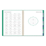 AT-A-GLANCE® Badge Geo Weekly/Monthly Planner, 11 x 8.5, Green Cover, 13-Month (Jan-Jan): 2026 (AAG1753G905) Each